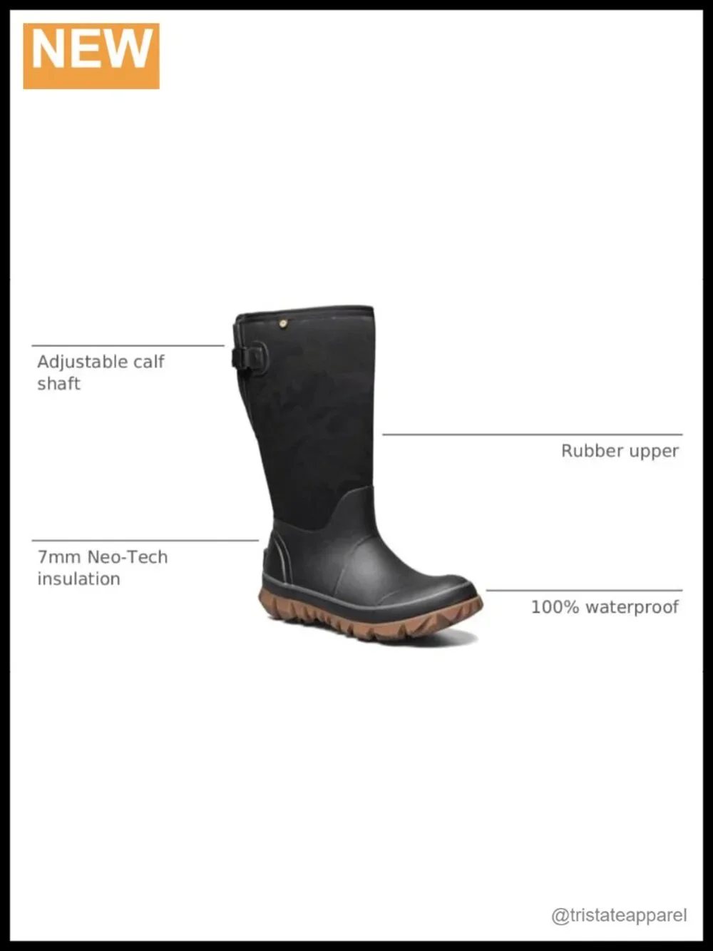Women's Waterproof Snow Boots Pull-On Mid-Calf Insulated Calf High Winter